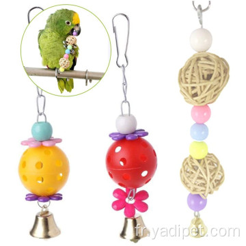 Jouets pour oiseaux Perroquet Pet Birds Cage Toys